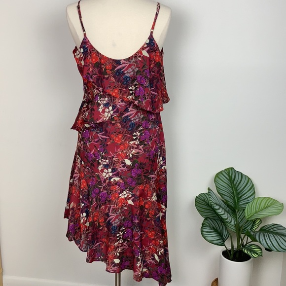 ADELYN RAE Francesca Floral Asymmetric Dress - Picture 7 of 15